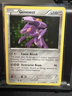 POKEMON GENESECT XY196 COSMOS HOLO BLACK STAR PROMO - Image 1