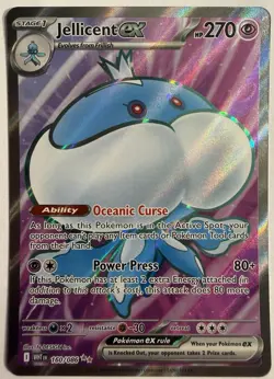 Pokemon TCG Jellicent EX White Flare Holo Double Rare - Image 1