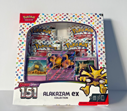 Pokemon Scarlet & Violet 151 Alakazam ex Collection Box - Factory Sealed - Image 1