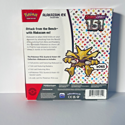 Pokemon Scarlet & Violet 151 Alakazam ex Collection Box - Factory Sealed - Image 5