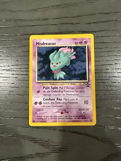 Pokemon TCG Misdreavus Black Star Promo 39 WOTC Card Near Mint NM Condition - Image 1