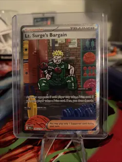 Pokemon TCG : Mega Evolution Lt. Surge's Bargain 185/132 - SIR - Image 1