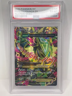 M Rayquaza EX Full Art Roaring Skies Pokemon TCG PSA 6 EX-MT - Image 1