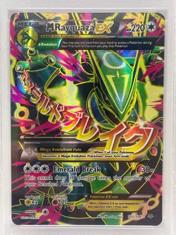 M Rayquaza EX Full Art Roaring Skies Pokemon TCG PSA 6 EX-MT - Image 2