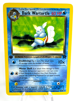 1st Edition Dark Wartortle 46/82 - Team Rocket - Uncommon - Pokemon - NM - Image 1