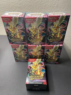 Pokemon TCG: Mega Evolution-Ascended Heroes Booster Bundle (6 Packs) - Image 1