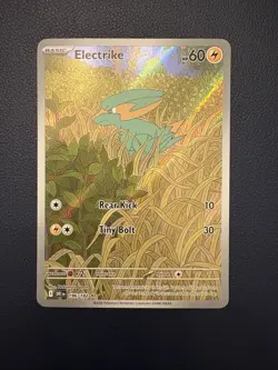 Electrike 196/182 Illustration Rare Holo Paradox Rift Pokemon Card NM - Image 1