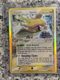 Pokemon Pidgeot Holon Phantoms 2006 Reverse Holo Rare14/110 Delta Species LP-MP - Image 3