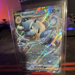 The Pokemon Company Blastoise ex 009/165 SV 151 Double Rare Holo EN 330HP - Image 1