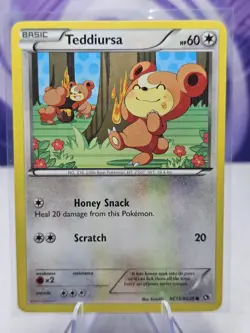 Teddiursa Holo RC15/RC25 Pokemon Legendary Treasures: Radiant Collection LP - Image 1