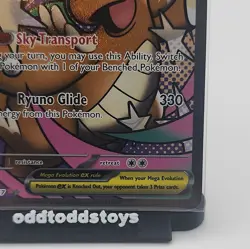 Pokemon Mega Dragonite EX 271/217 Full Art Holo 370 HP Sky Transport Ryuno asc - Image 5