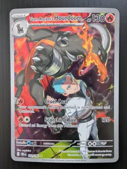 The Pokemon Company Team Rocket's Houndoom 191/182 Illustration Rare - Image 1