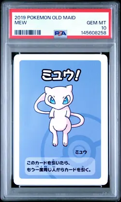 2019 POKEMON OLD MAID MEW PSA 10 - Image 1