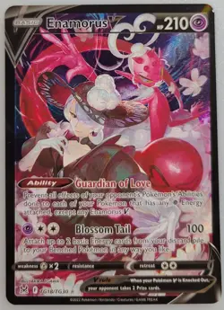 Enamorus V TG18/TG30 Pokemon Swsh11: Lost Origin Trainer Gallery Holo LP - Image 1