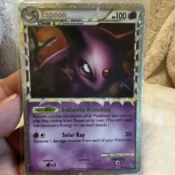 Pokemon Espeon 100 HP Undaunted Holo Rare Psychic 81/90 English Card - Image 1