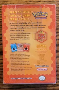 Pokemon Ex Fire Red 2004 Deck Factory Sealed Mint Condition - Image 2