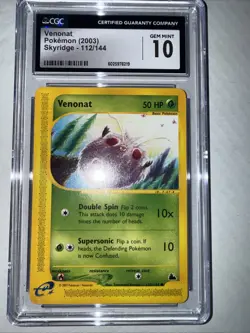 Pokemon Venonat 2003 Skyridge 112/144 CGC 10 - Image 2