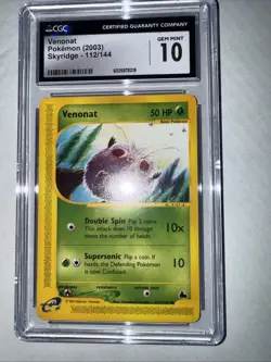 Pokemon Venonat 2003 Skyridge 112/144 CGC 10 - Image 3