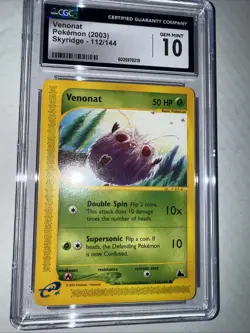 Pokemon Venonat 2003 Skyridge 112/144 CGC 10 - Image 4