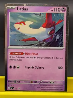Pokemon Scarlet & Violet Black Star Promo - Latias 139 Cosmos Holo - Image 1
