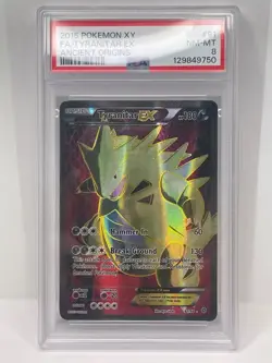 Tyranitar EX Full Art Ancient Origins Pokemon TCG PSA 8 NM-MT - Image 1