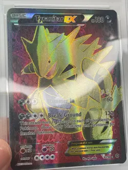 Tyranitar EX Full Art Ancient Origins Pokemon TCG PSA 8 NM-MT - Image 2