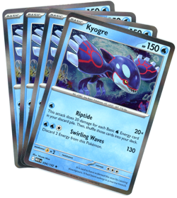 x4 Kyogre (Holo) 034/132 - Mega Evolution - Pokemon - NM/M English - Image 1