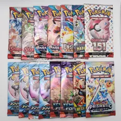 Pokemon Booster Pack Lot x15 Loose Sealed Mixed Lot - Image 1