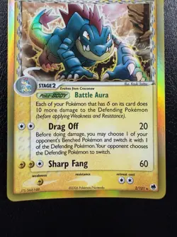 Pokemon Vintage Feraligatr Holo 2/101 EX Dragon Frontiers Delta Species LP/NM - Image 3