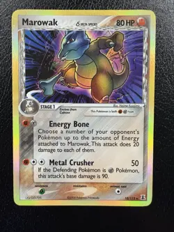 2005 Marowak (Delta Species) 13/113 Delta Species Holo Rare Pokemon MP - Image 1