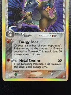 2005 Marowak (Delta Species) 13/113 Delta Species Holo Rare Pokemon MP - Image 3