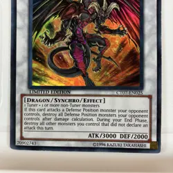 YUGIOH RED DRAGON ARCHFIEND CT07-EN025 MP Card - Image 3