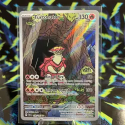 Turtonator 146/142 Holo Illustration Rare Stellar Crown SV Pokemon TCG NM - Image 1