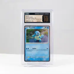 Pokemon Squirtle Cosmos Holo #048 Pokemon 151 2023 - CGC 10 PRISTINE - Image 1