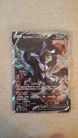 Pokemon Single Strike Urshifu V Full Art Ultra Rare Holo 220 HP 151/163 - Image 1