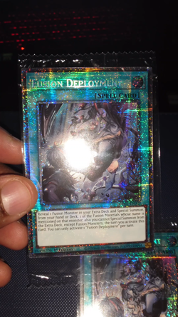 YUGIOH Fusion Deployment (CH01-EN029) Starlight Rare 1st Edition Near Mint - Image 2