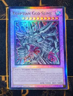 YUGIOH Egyptian God Slime (RA01-EN029) Ultimate Rare 1st Edition Near Mint - Image 1