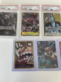 One Piece Luffy Boa Ace Usopp Garp + SP / Special / Leader / Alt / Gold Psa !! - Image 3