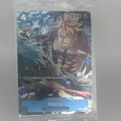 Bandai One Piece CCG Marco P-071 Prerelease Promo 4 Cost 6000 Power - Image 1