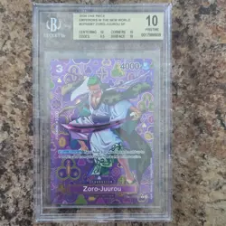 Bandai 2024 One Piece Emperors Zoro-Juurou OP05-067 SP BGS 10 - Image 1