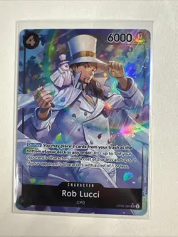One Piece Rob Lucci Alternative Art OP-05 - Image 1