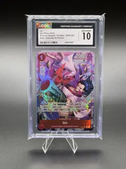 Izo OP03-003 Alternate Art One Piece PRB-01 Foil CGC 10 - Image 1