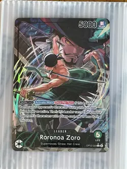 RORONOA ZORO - One Piece OP12-020 - AAL Alt Art Leader - Legacy of the Master - Image 1