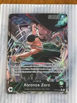 RORONOA ZORO - One Piece OP12-020 - AAL Alt Art Leader - Legacy of the Master - Image 2