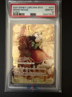 Disney Lorcana - Minnie Mouse Sweetheart Princess - Iconic - PSA 10 - Image 1
