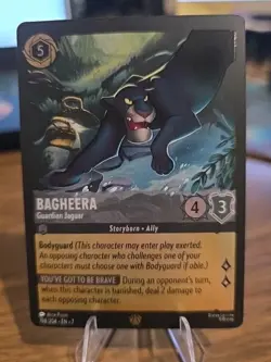 Disney Lorcana Archazia's Island EN-7 Bagheera 198/204 Cold Foil - Image 1