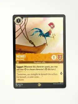 Heihei, Boat Snack Promo Foil - EN1 9/P1 - NM - Disney Lorcana TCG - Image 1