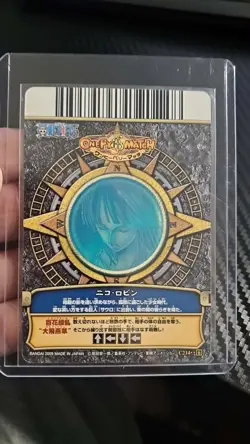 One Piece 2009 BANDAI BERRY MATCH NICO MISS WEDNESDAY C214 HOLO VINTAGE CARD - Image 2
