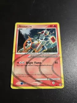 MP Arceus AR3 Platinum Arceus Holo Rare Pokemon Card - Image 1