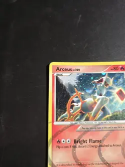 MP Arceus AR3 Platinum Arceus Holo Rare Pokemon Card - Image 4